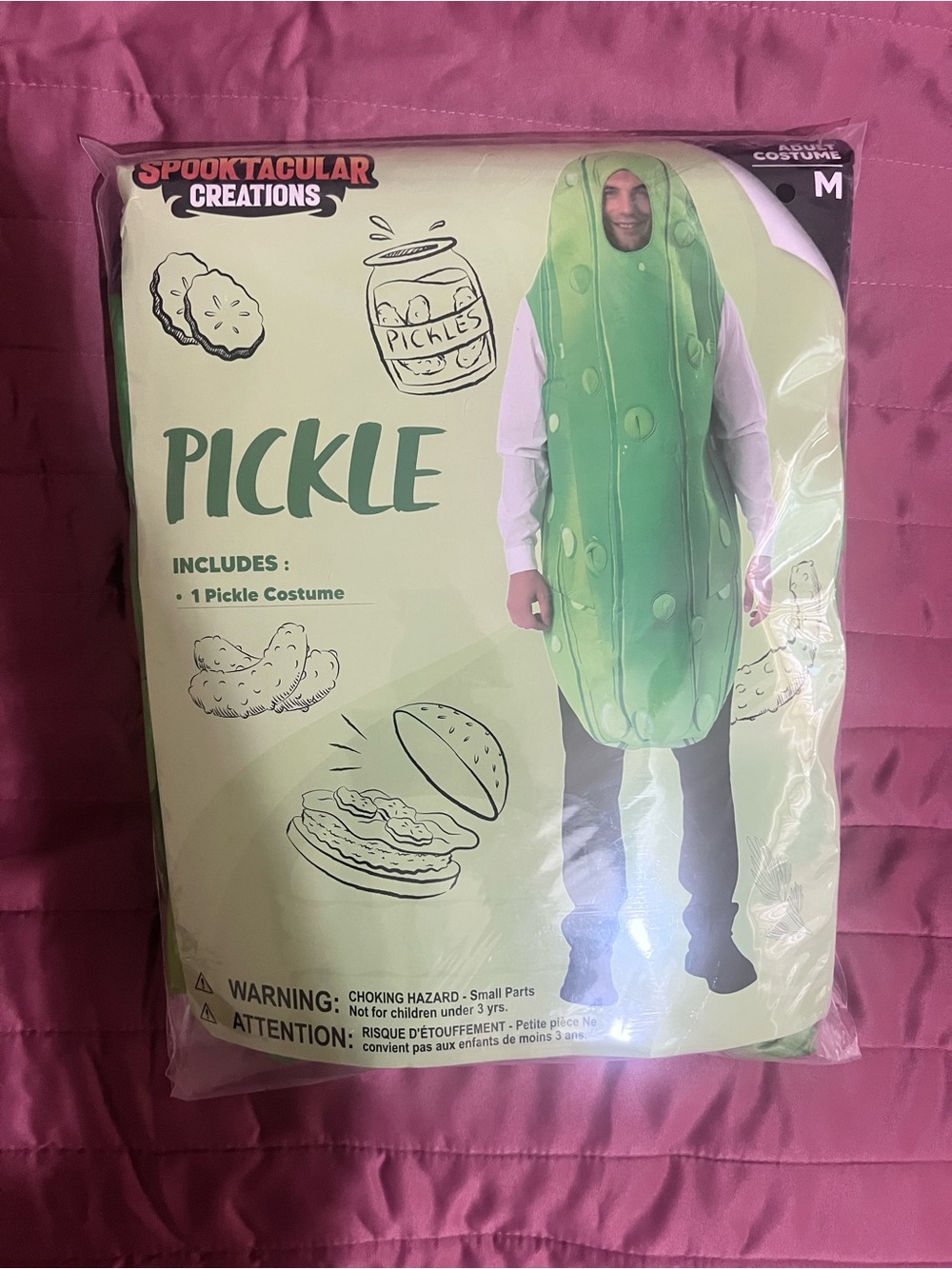 Green Pickle Adult Costume